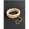 Image 1 : Genuine Hand Carved Ivory Bracelet