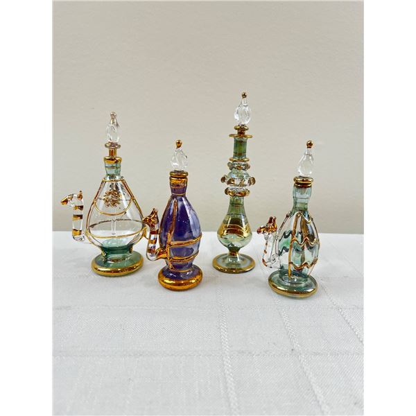 Vintage Glass Perfume Bottles