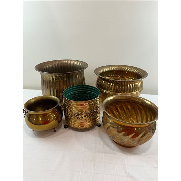 Brass Style Planters