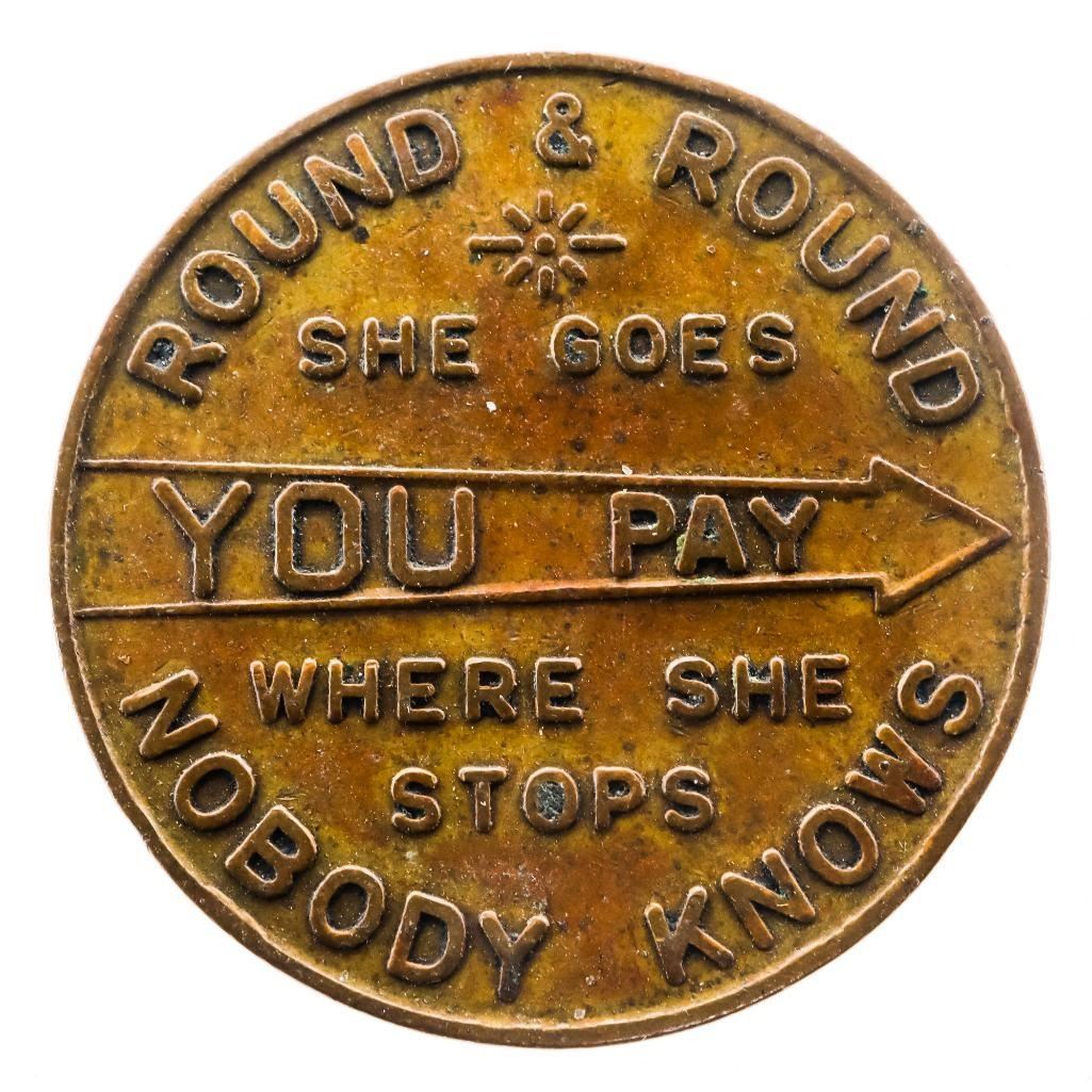 The Weatherhead Co. The Mark of Quality Spinner Token Round & Round She ...