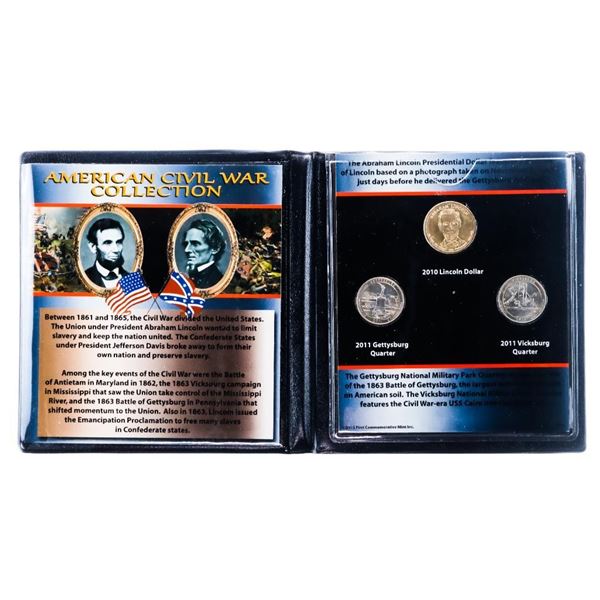AMERICAN CIVIL WAR COIN COLLECTION (FIRST COMMEMORATIVE MINT)