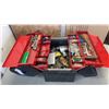 Image 2 : LARGE TOOL BOX W/ INGERSOLL RAND IMPACT WRENCH, LARGE PUNCHES, ETC