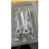 Image 2 : GREY TOOLBOX WITH CONTENTS AND 10 NEW ADJUSTABLE WRENCHES