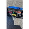 Image 8 : TOOLBOX WITH CONTENTS, TWO TUBS OF PAINT GREEN AND WHITE WITH DREMEL TOOL