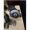 Image 2 : 2 BOXES W/ SKILL SAW, WET WHEEL, DRILL, AND SANDER