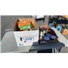 Image 1 : 2 BOXES OF HEAT SHRINK TUBING, DRILL PUMP, FASTENERS AND MORE