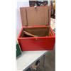 Image 2 : 2 WOOD CRATES OF TOOLS, COAL SCUTTLE, HAMMERS, CABLE COME A LONG AND MORE
