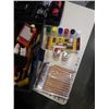 Image 2 : TOOL BOX W/ PAINTING SUPPLIES AND KING CANADA ROTARY TOOL