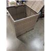 Image 3 : RATTAN PATIO STORAGE BOX 30" X 30" X 29"