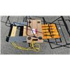 Image 2 : 3 SMALL DOLLIES AND SAMSONITE FOLDING RACK