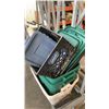 Image 2 : LOT OF STORAGE TOTES, LIDS AND MILK CRATE