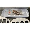 Image 8 : AS NEW GLASS STORAGE CONTAINERS, MUFFIN TRAYS AND SERVING PLATTERS