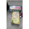 Image 2 : LOT OF VINTAGE PORCELAIN DOLL, TEXACO TRUCK, HANDBAG AND BOOK