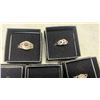 Image 2 : LOT OF 5 STAMPED SILVER RINGS