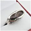 Image 2 : STERLING SILVER & WOOD RING, RETAIL $400.00, SIZE 8.75