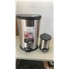 Image 1 : 2 STAINLESS WASTE BINS