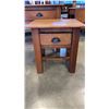 Image 2 : SOLID 2 DRAWER SOFA TABLE WITH MATCHING SIDE TABLE