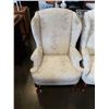 Image 2 : PAIR OF WHITE WING BACK CHAIRS