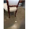 Image 8 : CHERRY FINISH STORAGE CABINET AND ARM CHAIR