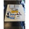 Image 1 : LOT OF NEW ITEMS - BATH STOPPER,  TAPE CUTTER, FACE MASKS, ETC