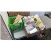 Image 1 : BOX AND BIN OF COLLECTIBLE DOCUMENTS, MOVIE ADVERTS, POSTERS AND MORE