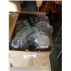 Image 2 : 2 BOXES OF GLASS CONTAINERS AND NEW TEAPOTS