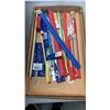 Image 2 : LARGE LOT OF SEWING AND CRAFTING, KNITTING NEEDLES, YARN, BUTTONS AND FABRIC