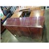 Image 2 : 4 DOOR CHERRY FINISH SERVER