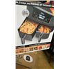 Image 2 : NINJA FOODI 2 BASKET AIR FRYER - TESTED WORKING, RETAIL $239