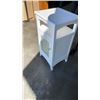 Image 2 : WHITE SIDE TABLE WITH ONE CUPBOARD