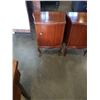 Image 2 : PAIR OF 2 DOOR END TABLES