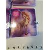 Image 2 : 10 NEW LOCK AND KEY NOTEPADS - 5 UNICORN, 5 DINOSAUR