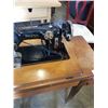 Image 8 : VINTAGE PHOENIX SEWING MACHINE IN CABINET W/ STOOL