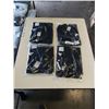 Image 1 : 4 NEW ADIDAS CLUB 3STR BLACK TEE SIZE MEDIUM