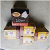 Image 1 : 250 NEW K CUP POD DISPOSABLE FILTERS AND 400 DISPOSABLE K CUP LIDS