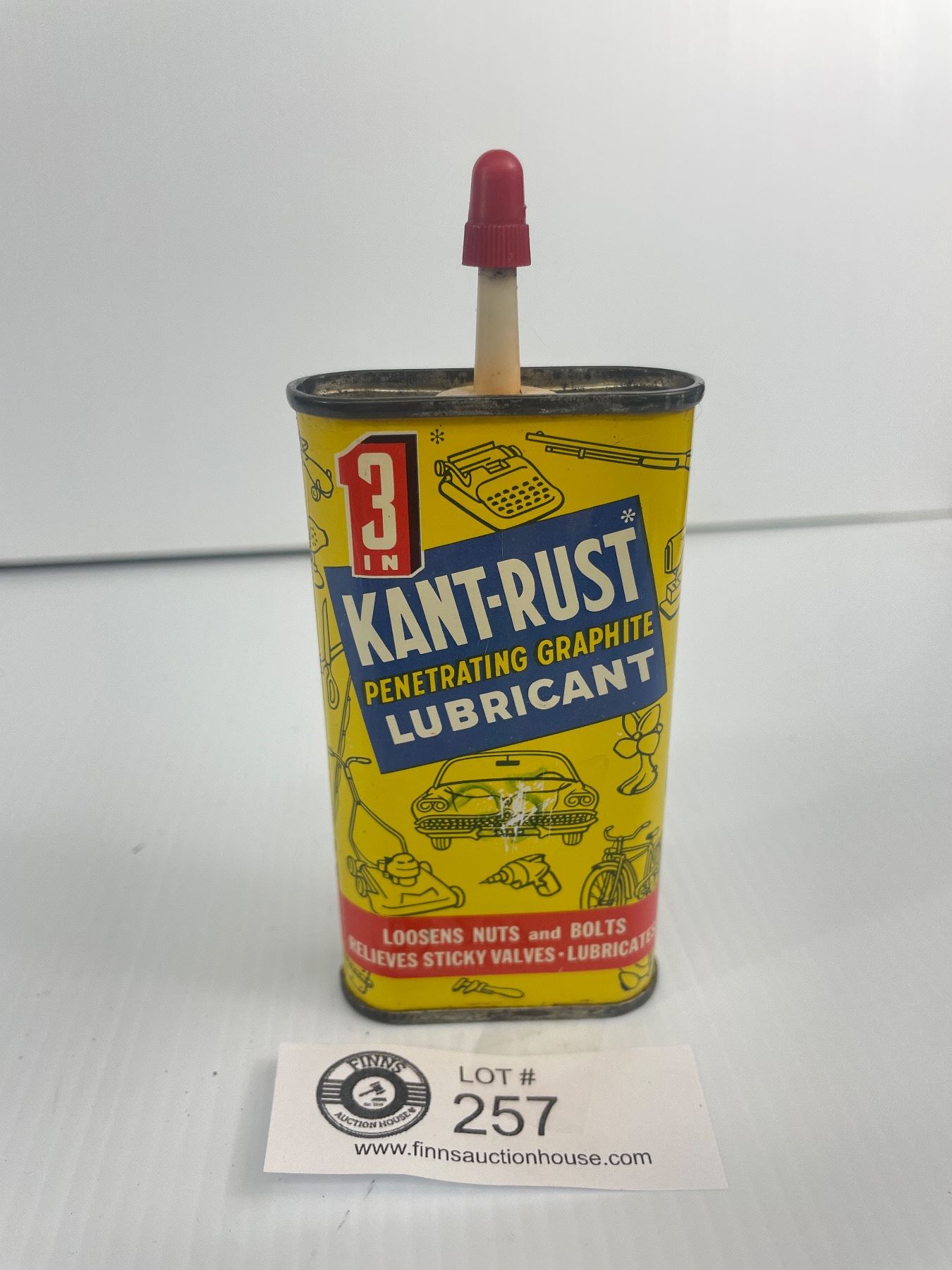 Kant Rust Lubricating Oil Tin w/Contents