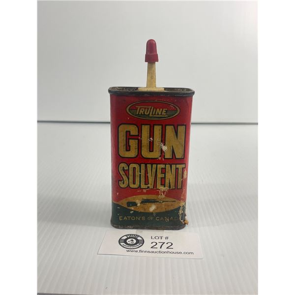 Tru-Line Gun Solvent Oil Tin. Eatons Of Canada