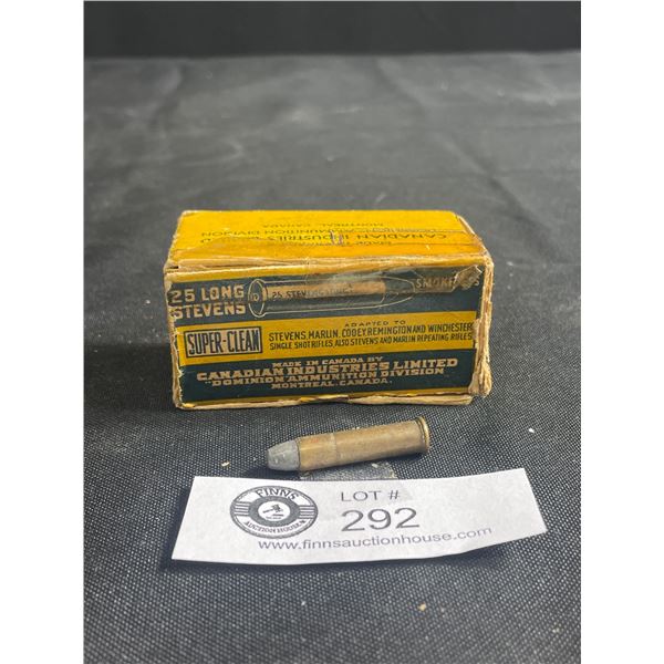 Used & Unused 25 Long Stevens Ammo