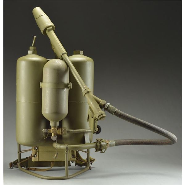 RARE & DESIRABLE US MILITARY M2 FLAMETHROWER.