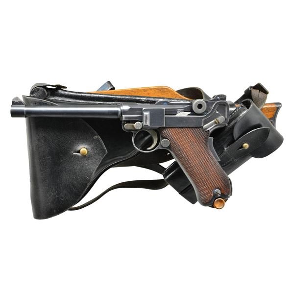 DWM 1906 NAVY COMMERCIAL LUGER SEMI-AUTO PISTOL.