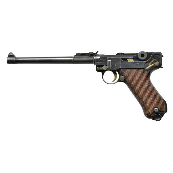 DWM MODEL 1914 ARTILLERY LUGER SEMI-AUTO PISTOL.