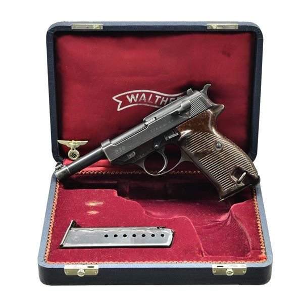 WALTHER CASED ac44 P.38 SEMI-AUTO PISTOL & PARTY
