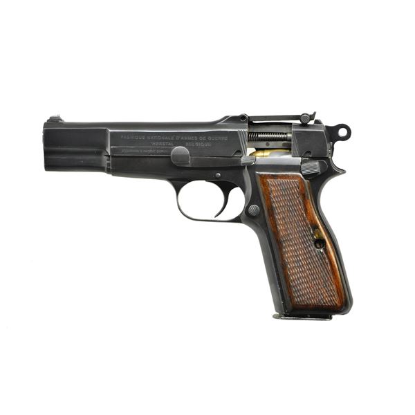 FN HI POWER CUTAWAY SEMI-AUTO PISTOL.