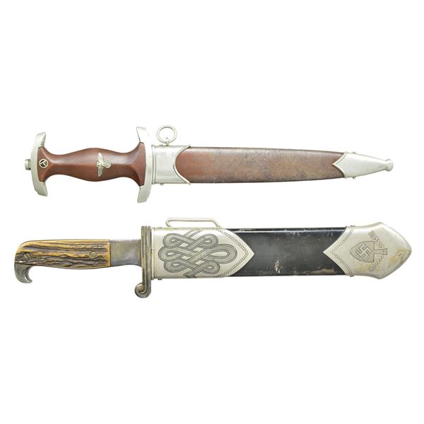 2 WWII GERMAN DAGGERS.
