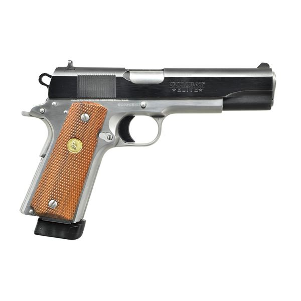 2 TONE COLT MKIV SERIES 80 COMBAT ELITE PISTOL. - Poulin