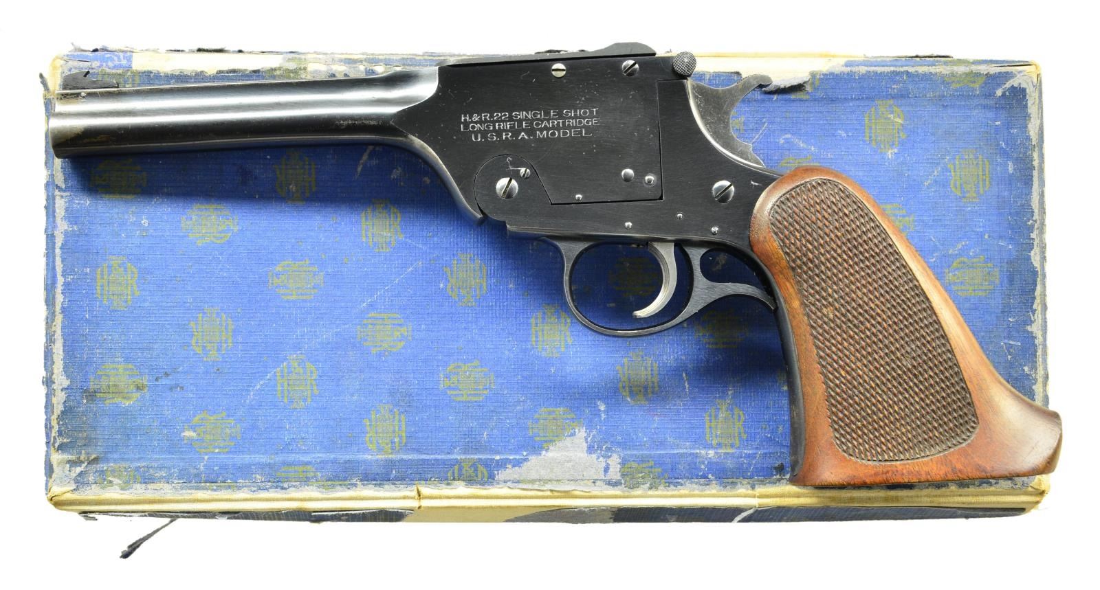 H&R MODEL 195 USRA SINGLE SHOT PISTOL.