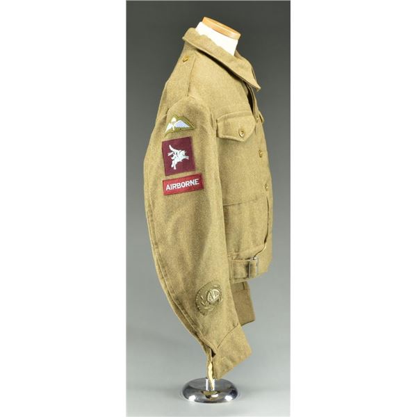 WWII BRITISH BATTLE DRESS UNIFORM, JUMP SMOCK - Poulin Auctions