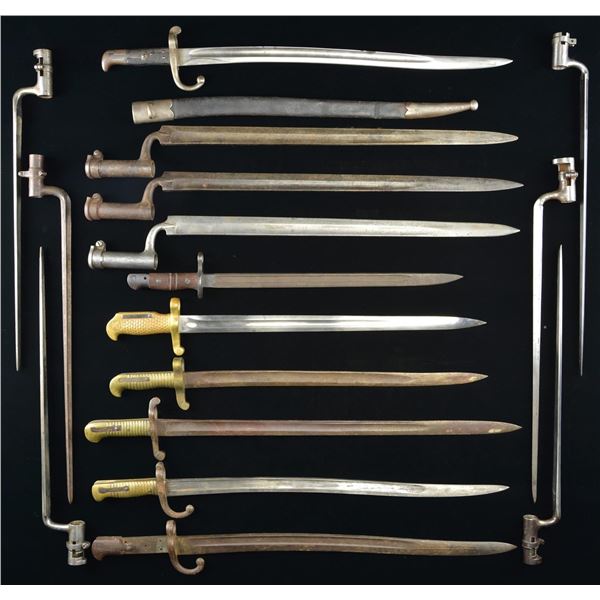28 VARIOUS BAYONETS.