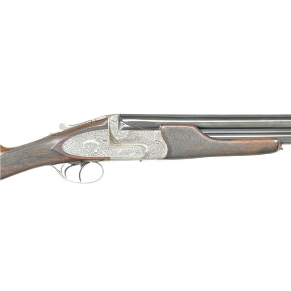 L. BRANCQUAERT, BELGIUM, SIDELOCK O/U SHOTGUN.