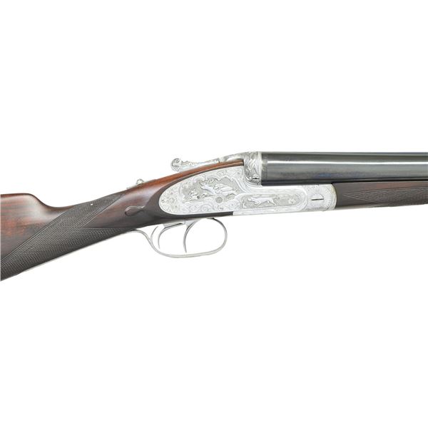 LAURONA HAND DETACHABLE SIDELOCK EJECTOR 2 BBL. SET SHOTGUN.